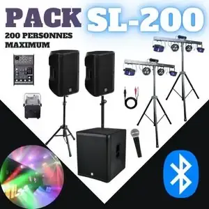 Pack complet 200 personnes