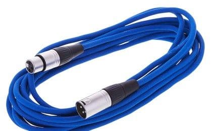 Location Câble XLR 6m (rouge ou bleu) en Haute-Savoie (74)