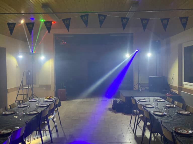Location d'enceinte et lumière à Eteaux pour événements, soirées et mariages