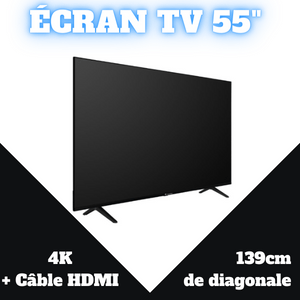Location écran TV 55 pouces en Haute-Savoie pour événements