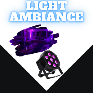 Pack 6 Spots Éclairage d’Ambiance RGBW 6×12 W