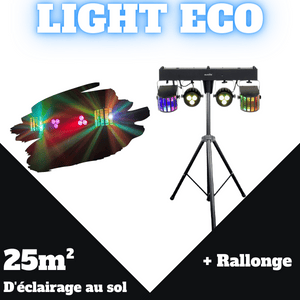 Éclairage-ECO 25m² pour Piste de Danse