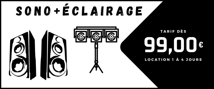 Location Pack Complet : Sono + Éclairage en Haute-Savoie (74) à Cluses Pack Complet à Cluses · location chez Location Sono 74