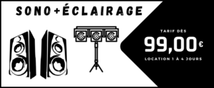 Location de pack sonorisation et éclairage en Haute-Savoie pour événements, soirées et mariages