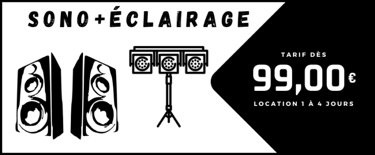 Location de pack sonorisation et éclairage en Haute-Savoie pour événements, soirées et mariages