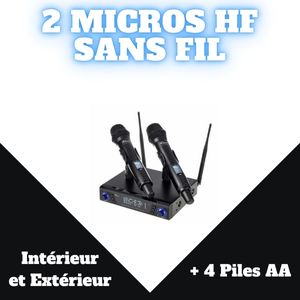 Location de double micros sans fil HF en Haute-Savoie