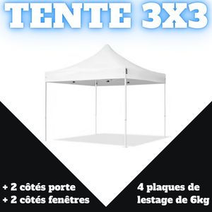 Location tente pliante 3x3 pro Annecy Haute-Savoie