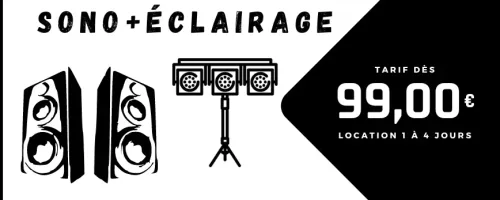 Location pack sonorisation et éclairage Haute-Savoie Annecy Annemasse Bonneville, La-Roche-Sur-Foron